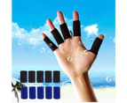5/10Pcs Outdoor Basketball Volleyball Finger Sleeve Guards Thumb Protectors Black