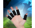 5/10Pcs Outdoor Basketball Volleyball Finger Sleeve Guards Thumb Protectors Blue
