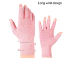 2Pcs Unisex Adult Sports Soft Cotton Breathable Half Finger Protective Gloves Purple