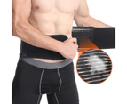 Back Brace Strong Support Force Vibrant Color Accessory Lower Back Support Belt for Gym Black