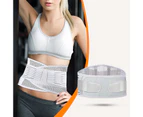 Lumbar Band Detachable Breathable Fit Seamlessly Squat Training Lumbar Support Band for Weightlifting B