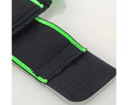 1Pc Sport Wrist Wrap Breathable Protective Adjustable Soft Wrapped Compression Bracers for Exercise  Green