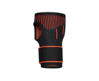 1Pc Wrist Support Comfortable Bandage Pressurization Portable Weight Lifting Wrist Support Strap for Weightlifting  Orange & Black