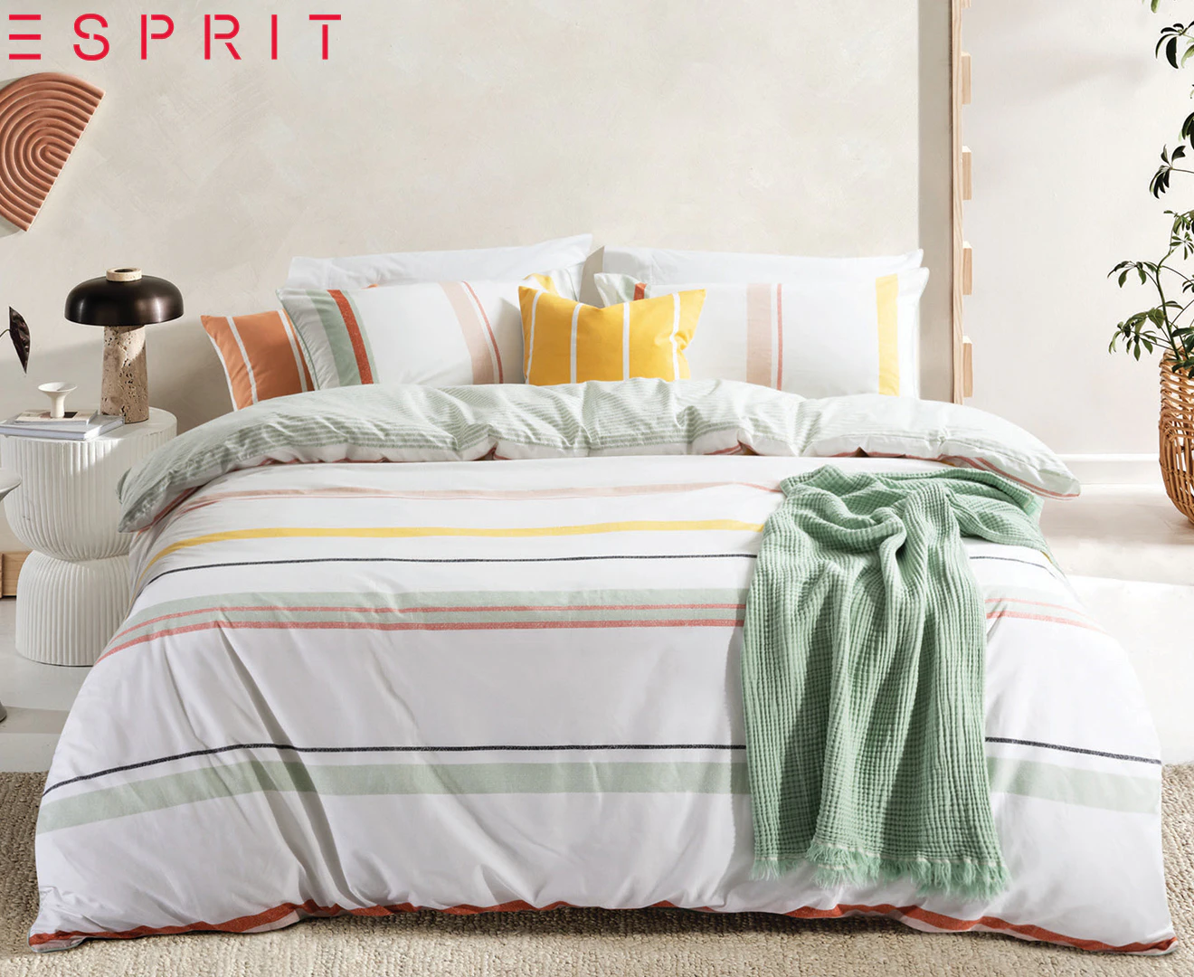 Esprit Adrian Quilt Cover Set - Multi