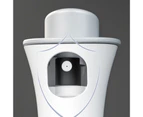 180ml Oil Sprayer Large Caliber Slope Button Silicone Kitchen Dustproof Nozzle Oil Dispenser for Home - White