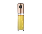 100ml Storage Bottle Small DIY Anti-corrosion Food-grade Glass Oil Spray for Cooking - Rose Gold