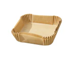 30/50Pcs Fryer Liner Paper Oil-proof Convenient Round Smooth Edges Effective Fryers Steamer Liner for Home