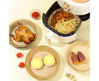 30/50Pcs Fryer Liner Paper Oil-proof Convenient Round Smooth Edges Effective Fryers Steamer Liner for Home