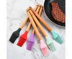 Silicone Sauce Oil Brush BBQ Cake Butter Pastry DIY Cook Barbeque Baking Tool - Red