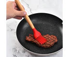 Silicone Sauce Oil Brush BBQ Cake Butter Pastry DIY Cook Barbeque Baking Tool - Red