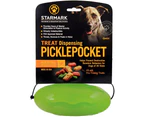 Starmark Pickle Pocket Treat Dispensing Dog Toy (16x6cm)