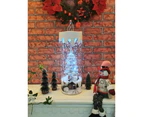 Christmas Candle with Snow, Music and Lights Decoration, 53cm - Big Christmas
