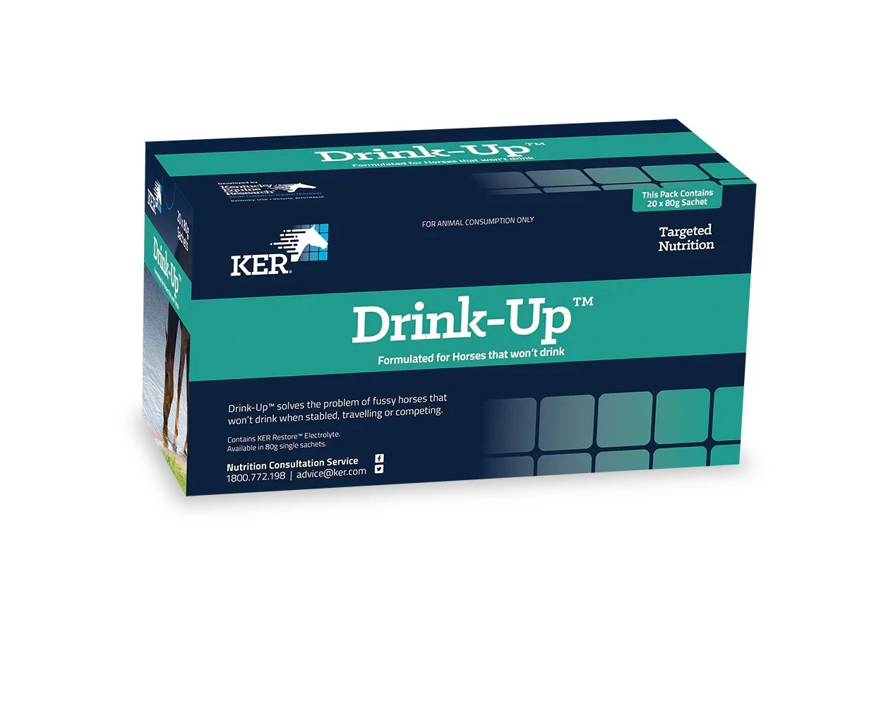 KER Drink Up Horse Thirst Stimulant 20 x 80g