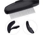 4 Packs Folding Eyelash Comb, Stainless Steel Teeth Eyebrow Comb Lash and Brow Makeup Brush