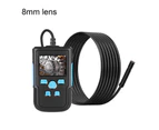 1080p Endoscope Strong Compatibility 3.9/5.5/8mm Lens Waterproof 2.4 inch Inspection Camera for Car Black