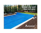 ALFORDSON Pool Cover Roller 4.5m Adjustable Solar Blanket Reel Swimming Grey