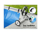 ALFORDSON Pool Cover Roller 4.5m Adjustable Solar Blanket Reel Swimming Grey