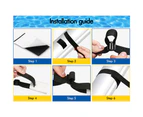 ALFORDSON Pool Cover Roller Straps Kit 8PCS Swimming Pool Blanket Attachment