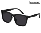 Winstonne Beau Polarised Sunglasses - Black/Black