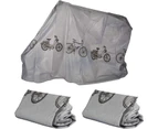 Bicycle tarpaulin bicycle cover bicycle garage universal for e-bikes / scooters, waterproof tarpaulin [100cm x 210cm] colour: grey