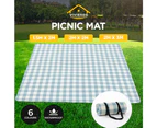 Viviendo 150x200cm Waterproof Outdoor Picnic Rug Blanket - Daisy