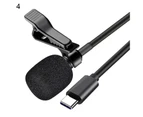 Lapel Microphone Wide Frequency Response Highly Sensitive ABS Clip USB Computer Microphone Supplies for Home 4