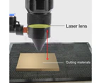 Focus Lens Anti Reflection Creative Znse Meniscus Shape Laser Focal Lens for CO2 Laser Cutting Engrave Machine # D