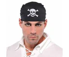 Pirate Skull Bandana Black & White x1