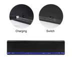 Wii Remote Controller Charger, 4 in 1 Wii Charging Dock Station with 4PCS 2800mAh Rechargeable Batteries for Wii/Wii U Controller-Black - Style2