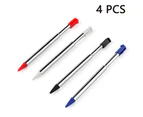4 Pcs Stylish Color Touch Stylus Pens Touchpen set Handheld Telescopic stylus game console stylus for Nintendo 3DS