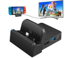 Portable Charging Stand for Switch Controller Compact Switch to HDMI Adapter,Mini Switch Docking Station with Extra USB 3.0 Port