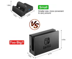 Portable Charging Stand for Switch Controller Compact Switch to HDMI Adapter,Mini Switch Docking Station with Extra USB 3.0 Port