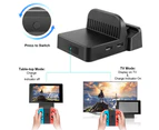 Portable Charging Stand for Switch Controller Compact Switch to HDMI Adapter,Mini Switch Docking Station with Extra USB 3.0 Port