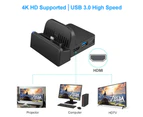 Portable Charging Stand for Switch Controller Compact Switch to HDMI Adapter,Mini Switch Docking Station with Extra USB 3.0 Port