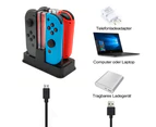 Switch Pro Controller Charger for Nintendo Switch Charging Dock Station Stand with LED Charging Indicator