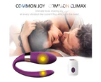 Oraway Female 12 Frequency Wearable Vibrator Egg G Spot Clit Stimulator Adults Sex Toy - Purple