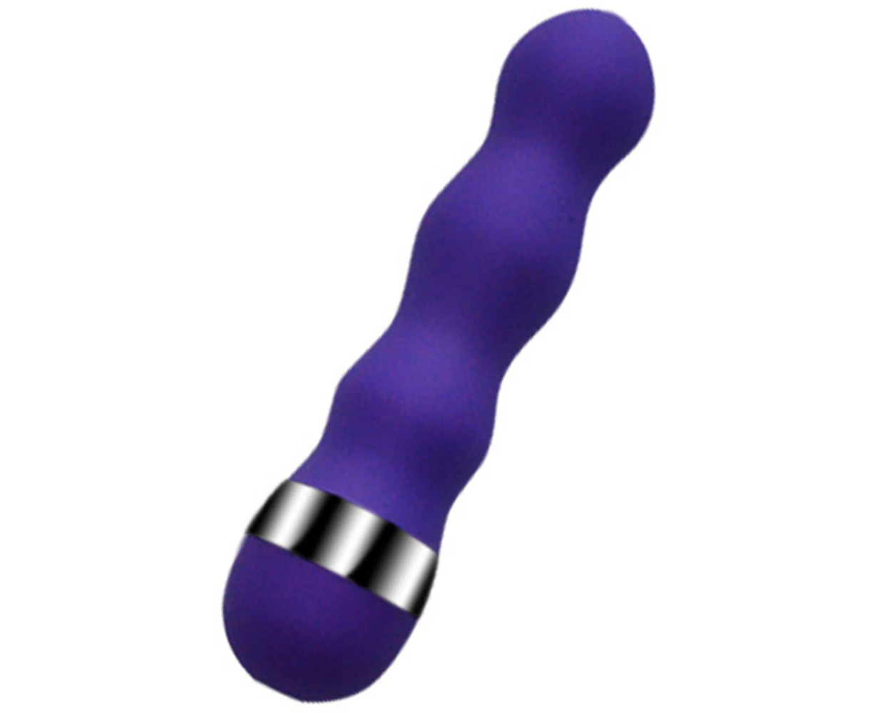 Oraway Portable Waterproof Women G Spot Vibrator Wand Dildo Massager Adults Sex Toy - Purple