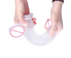 Oraway Realistic Penis Dildo Suction Cup Female Vagina Stimulation Masturbation Toy - Pink