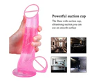 Oraway Realistic Penis Dildo Suction Cup Female Vagina Stimulation Masturbation Toy - Nude Color