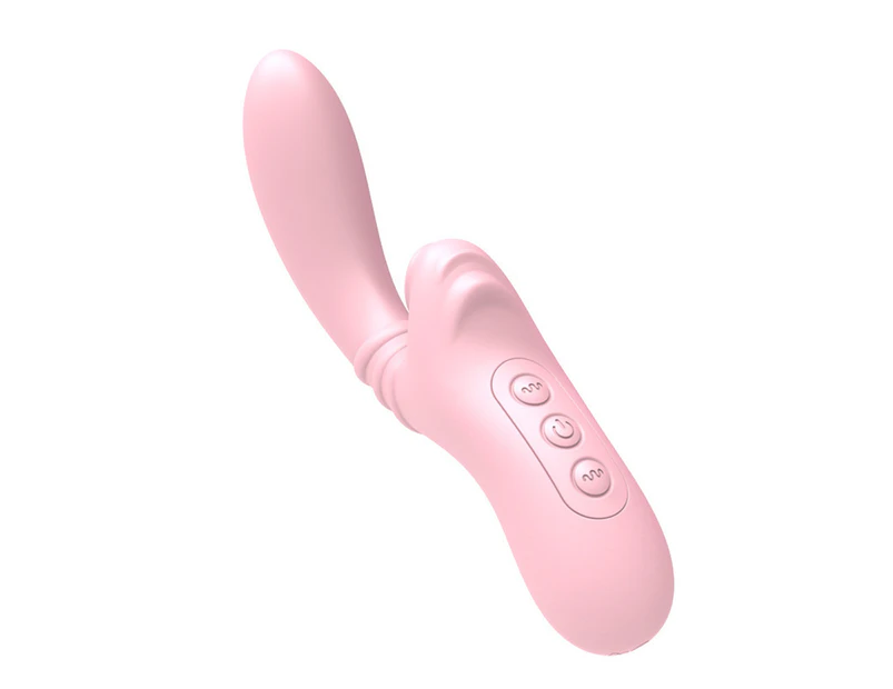 Oraway G Spot Masturbator Complete Relaxation Waterproof Silicone Tongue Vibrator and Clitoral Stimulator for Bathroom - Pink