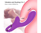 Oraway 1 Set Massage Vibrator Stimulation Design High Frequency Sex Toy Women Automatic Vibrator Massager for Adults - Purple