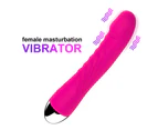 Female Masturbator Strong Vibration Portable 10-Frequency Simulated Flirting Use Silicone Clit Stimulator Masturbator Massage Stick Adult Products - Pink