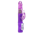 Oraway 12 Modes Jelly Vibration Rotation Rabbit G Spot Vibrator Massager Sexy Wand - Bright Pink