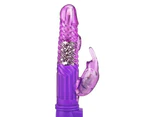 Oraway 12 Modes Jelly Vibration Rotation Rabbit G Spot Vibrator Massager Sexy Wand - Purple