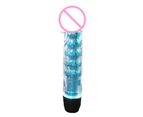 Oraway Dildos Vibrator Sex Toys Waterproof Multi-Speed Super Dildo G Spot Vibrators Safe Sex Products - Blue