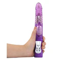 Oraway 12 Modes Jelly Vibration Rotation Rabbit G Spot Vibrator Massager Sexy Wand - Bright Pink