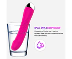 Female Masturbator Strong Vibration Portable 10-Frequency Simulated Flirting Use Silicone Clit Stimulator Masturbator Massage Stick Adult Products - Pink