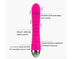 Female Masturbator Strong Vibration Portable 10-Frequency Simulated Flirting Use Silicone Clit Stimulator Masturbator Massage Stick Adult Products - Pink