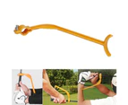 Portable Golf Swing Practice Posture Corrector Straightener Trainer Appliance-Yellow