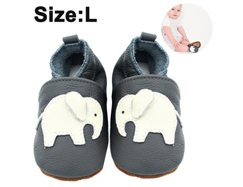 1 pair Baby Leather Shoes First Walking Infants Toddler Soft Sole Cute Boys Girls Crawling Slippers
